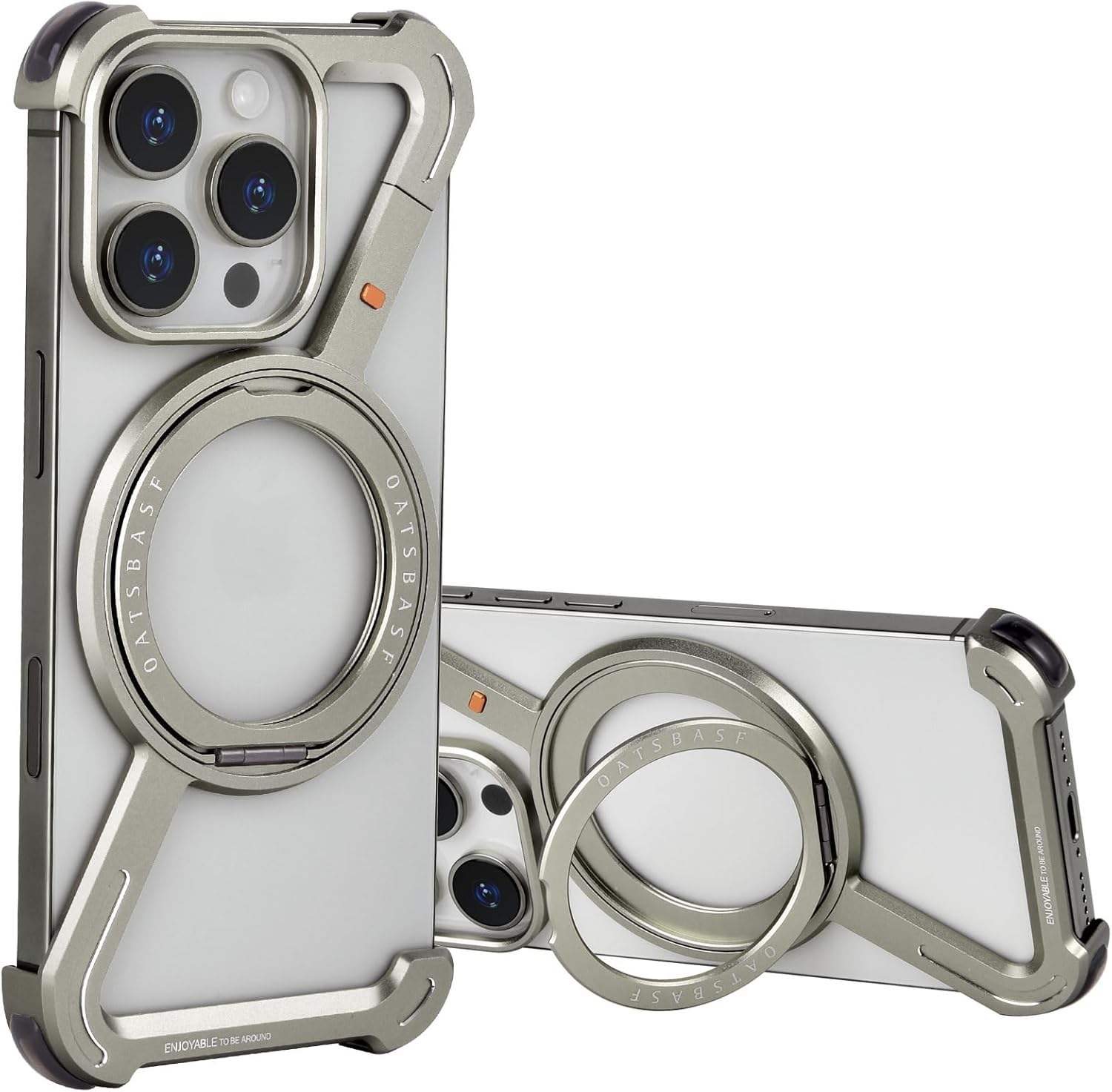 Compact foldable design for hands-free use