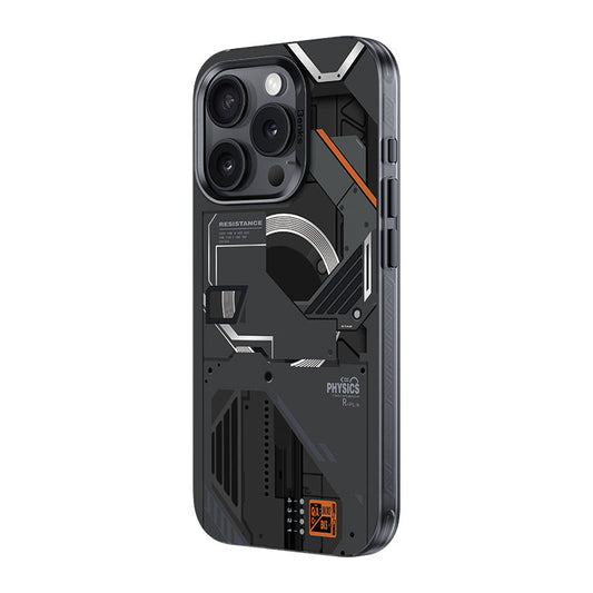 Angled shot of Black case showing layered armor structure designed to absorb impact from  drops