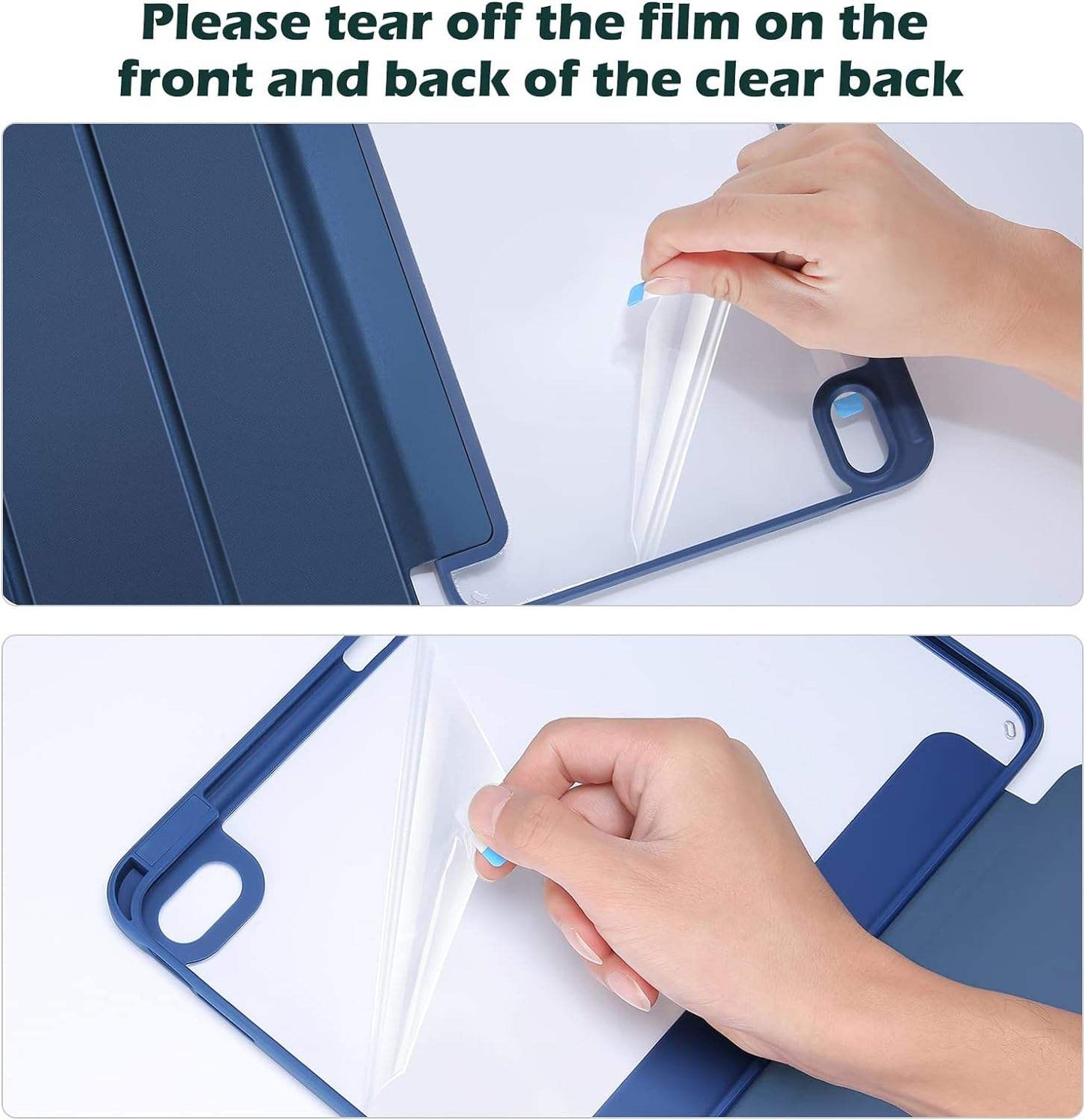 Multiple angle fold – SheerShield folio cover for hands-free use

