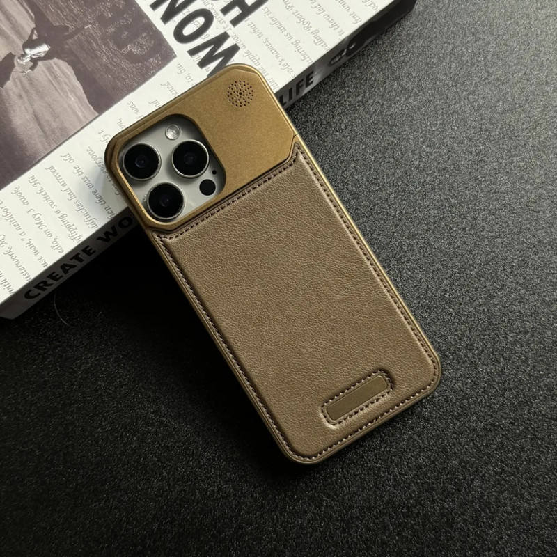 Arometal Case – MagSafe Leather-Metal iPhone Case with Scent Diffuser