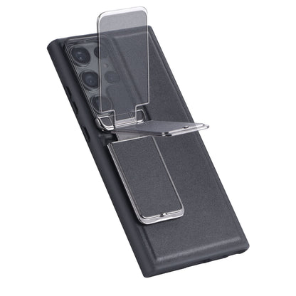 High-utility Samsung case with shock resistance and premium leather feel

