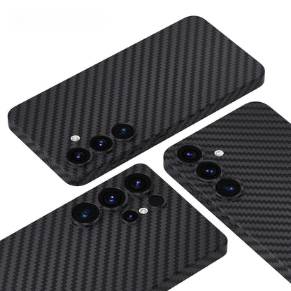 Black carbon fiber phone case for Samsung galaxy 