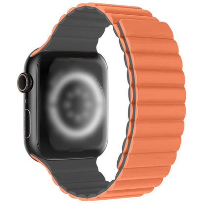 Close-up of magnetic lock on SnapFlex strap – secure fit design

