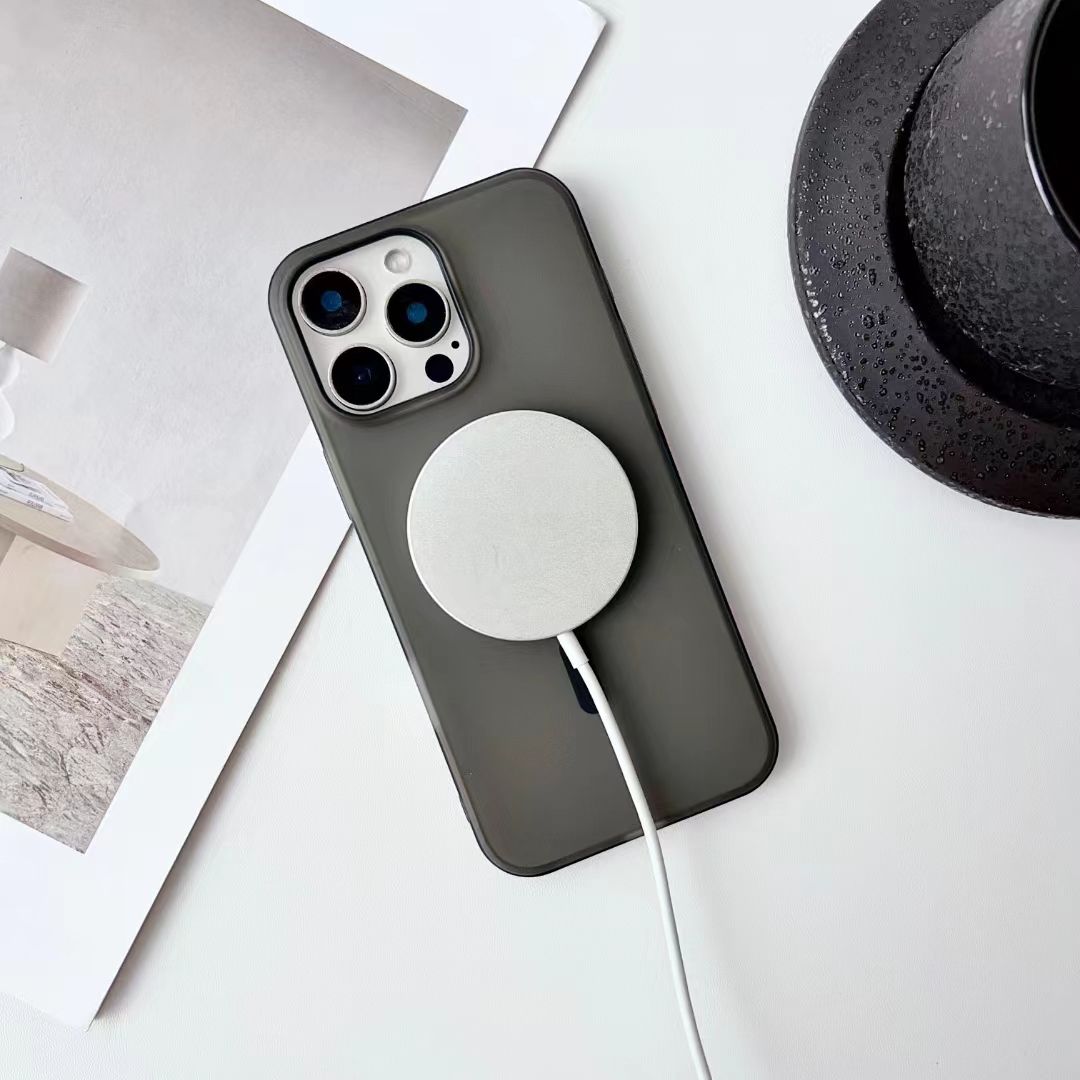 Slim frosted MagSafe case for iPhone 13 and 14 series

