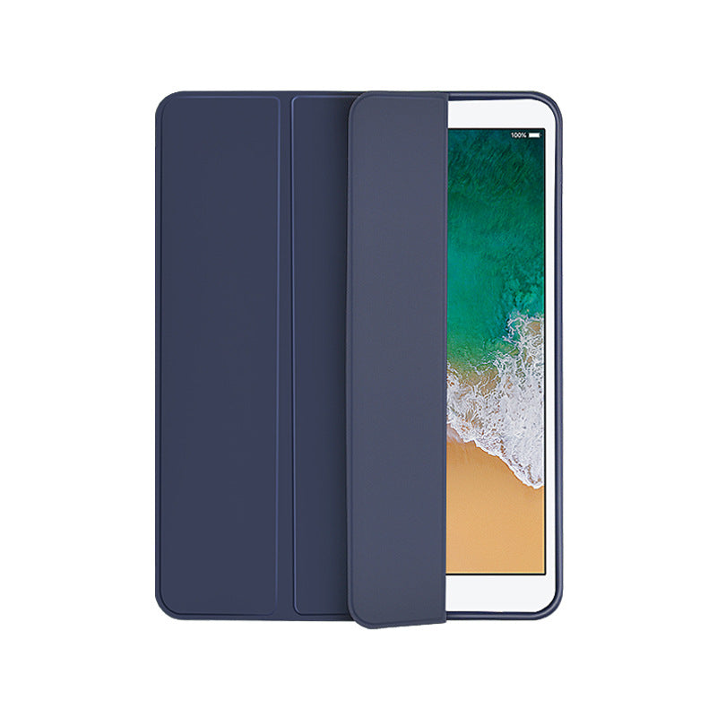 Rear camera cutout detail on SheerShield transparent iPad case

