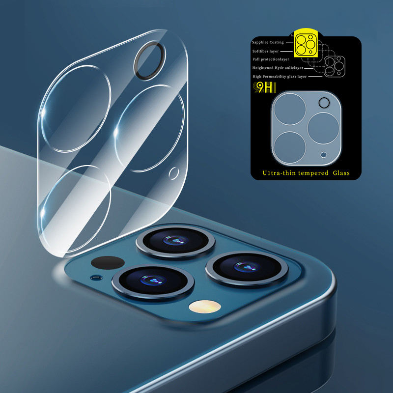 High-transparency camera shield with scratch resistance

