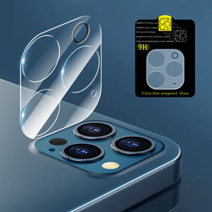 High-transparency camera shield with scratch resistance

