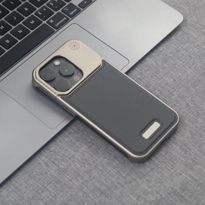 Arometal Case – MagSafe Leather-Metal iPhone Case with Scent Diffuser