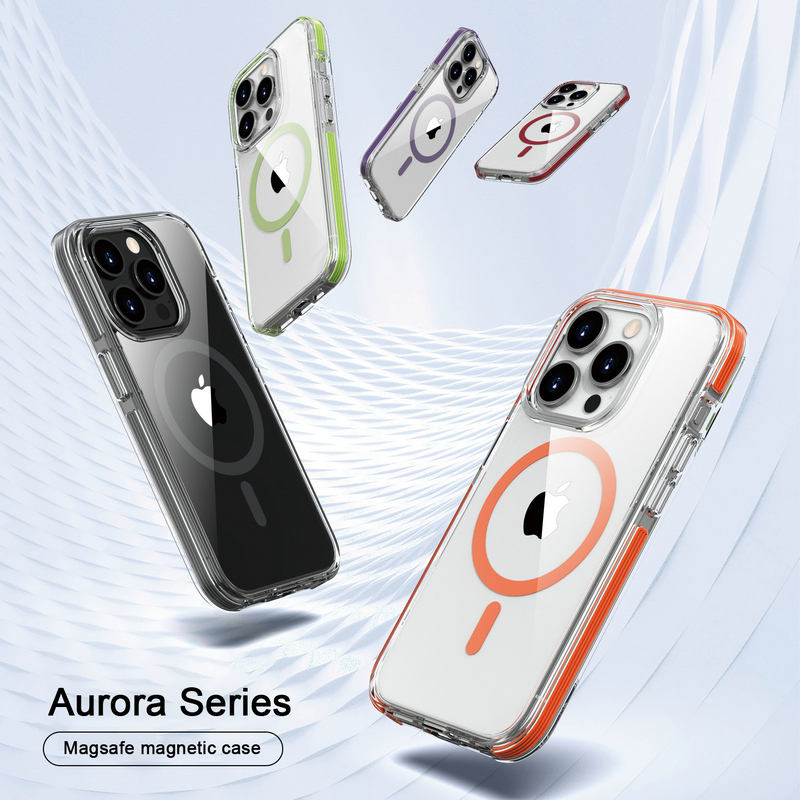 Protective iPhone case with crystal-clear finish and strong bumper edges

