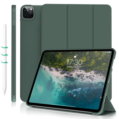 Apple Pencil holder close-up – SlateWrap iPad cover in grey

