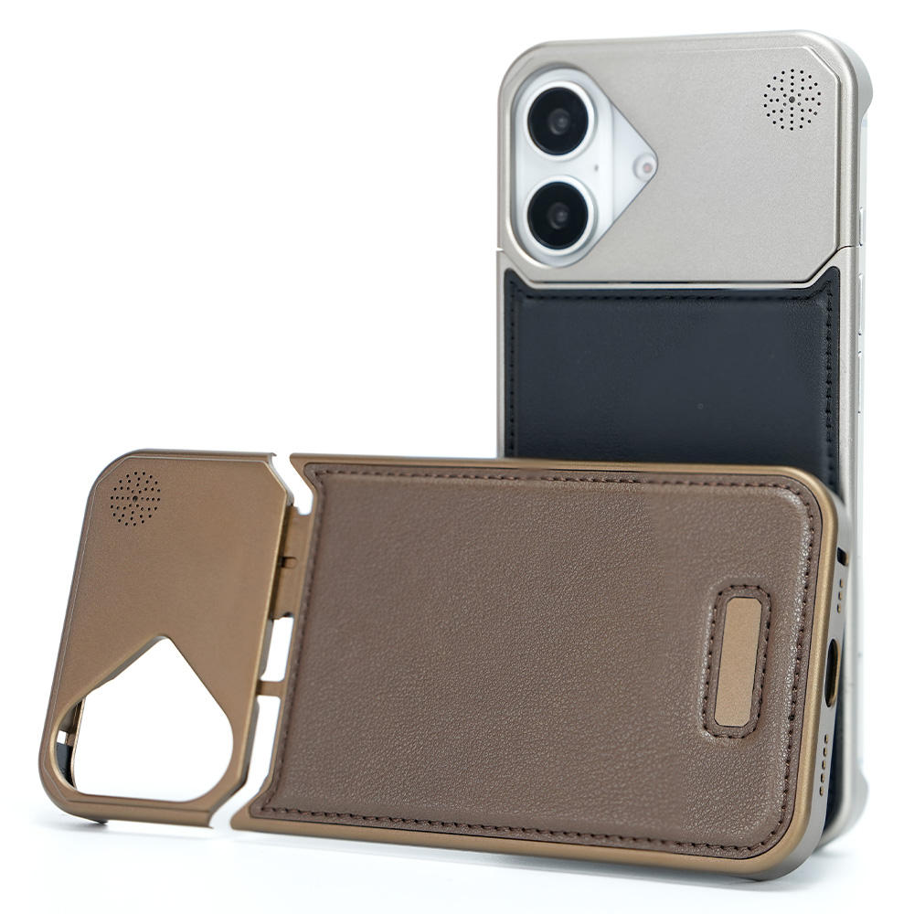 Arometal Case – MagSafe Leather-Metal iPhone Case with Scent Diffuser