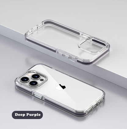 Sleek transparent iPhone cover for drop and scratch protection

