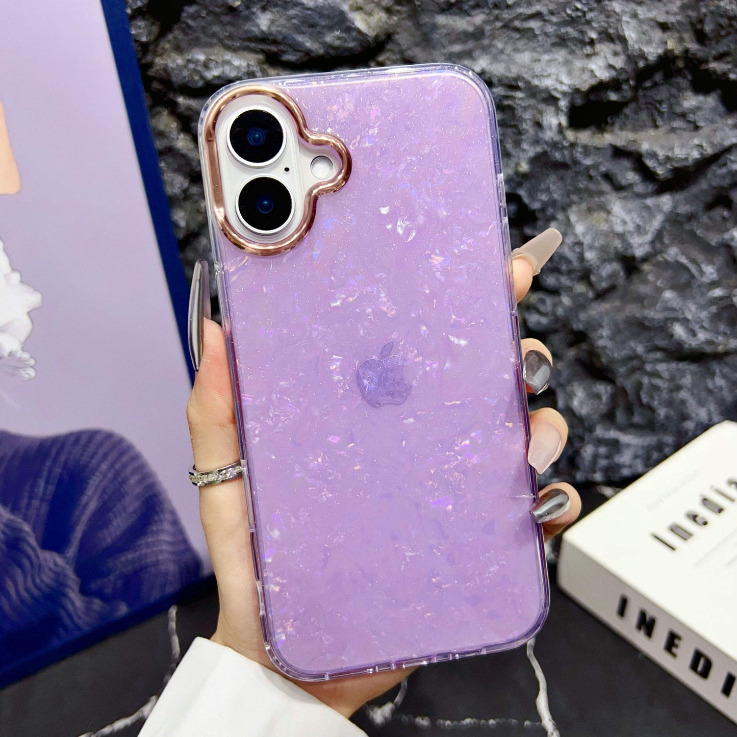 Marble Muse Case – Elegant Printed Cover with Gloss Finish