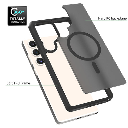 MagMist Case for Galaxy S25 Ultra with anti-smudge frosted finish

