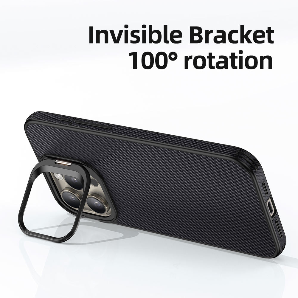 Scratch-resistant and anti-fingerprint carbon case for iPhone

