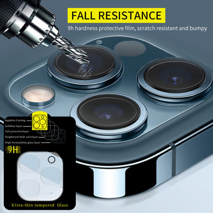 Ultra-thin transparent tempered glass for camera protection

