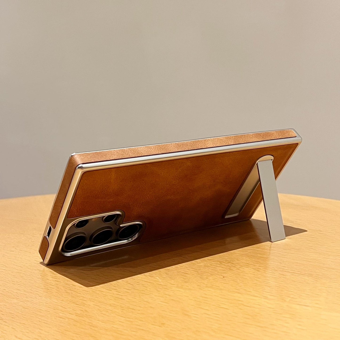 Titan Edge Leather Shield For Samsung Galaxy S23 Ultra
