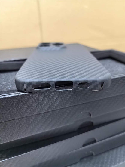 BlackCarbon Ultra MagSafe case with camera and screen protection

