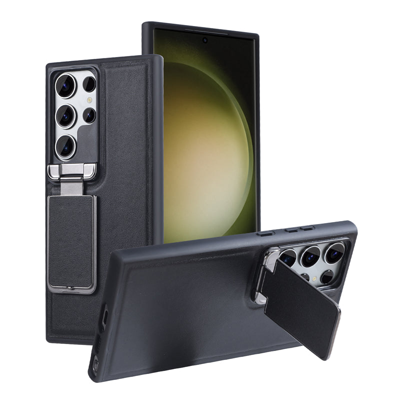 Stylish Galaxy case with magnetic locking stand and durable protection

