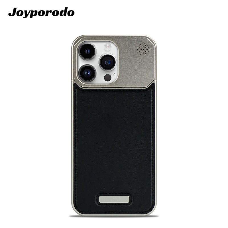 Arometal Case – MagSafe Leather-Metal iPhone Case with Scent Diffuser