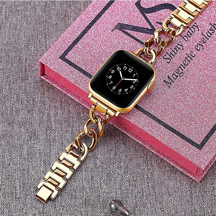 Fashion Apple Watch strap with snap-lock closure India

