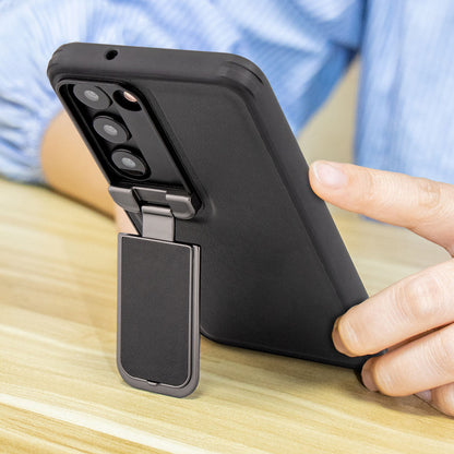 Minimalist leather case offering protection and utility in one design


