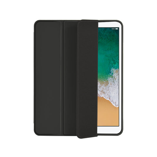 SheerShield iPad case with clear anti-yellowing back and folio cover

