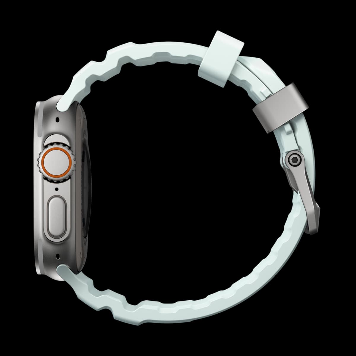 Glow strap for Apple Watch 45mm with loop closure

