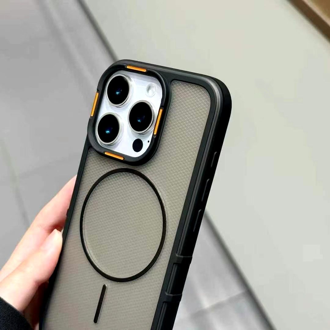 Drop-resistant hybrid case for iPhone 16 Pro with corner protection

