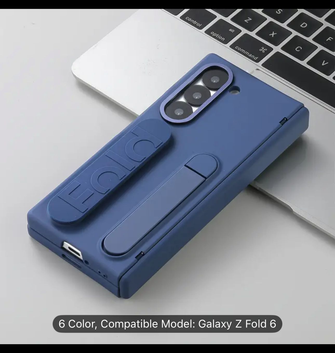 Samsung Galaxy Z Fold 6 case with kickstand – FoldX Pro Blue

