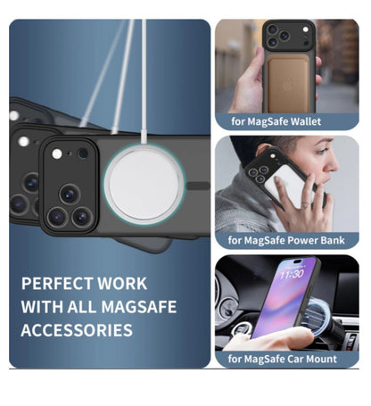 Durable AuraEdge Hybrid MagSafe case designed for iPhone 17 Pro, Pro Max and Air