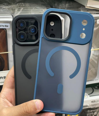Frosted matte hybrid MagSafe cover offering slim protection for iPhone 17 series
