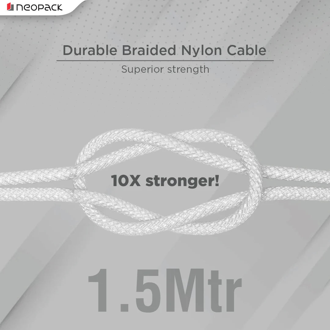 Neopack FastCharge Type-C to Type-C Cable – 60W PD