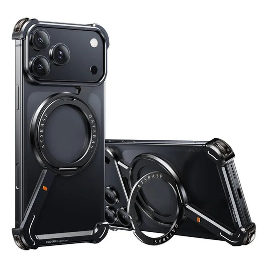 Z-Tech Armor Case for iPhone 17 series showing sleek metal frame