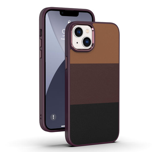 Triple Play Cover featuring pink, blue, and lavender tones with smooth leather texture