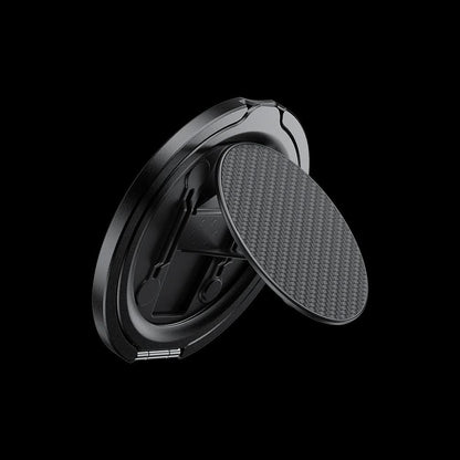 MagSafe ring grip for iPhone with carbon fiber texture

