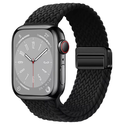 Coastal Braid Premium Tricolor Apple Watch band featuring handwoven braided nylon for everyday comfort.