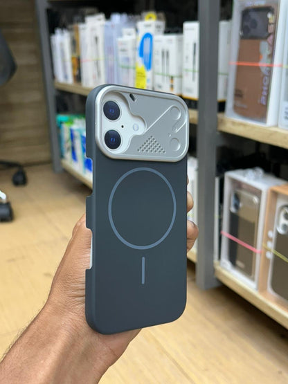 Mecha Grid MagSafe Camera Guard Case for iPhone 16, 16 Pro, 16 Pro Max, 17, 17 Pro & 17 Pro Max