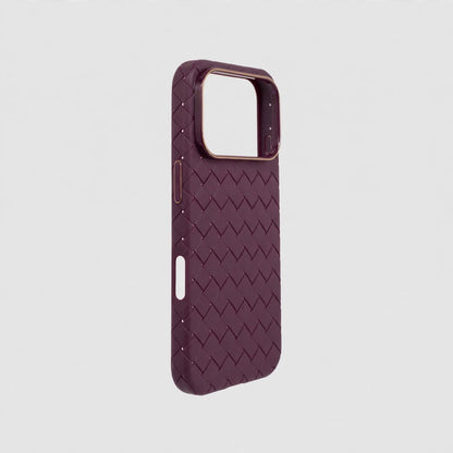 Bordeaux Weave Case – Burgundy