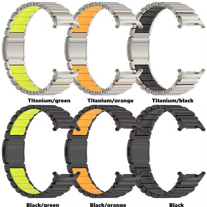 VoltSteel Link Band Apple Watch strap for office and party wear