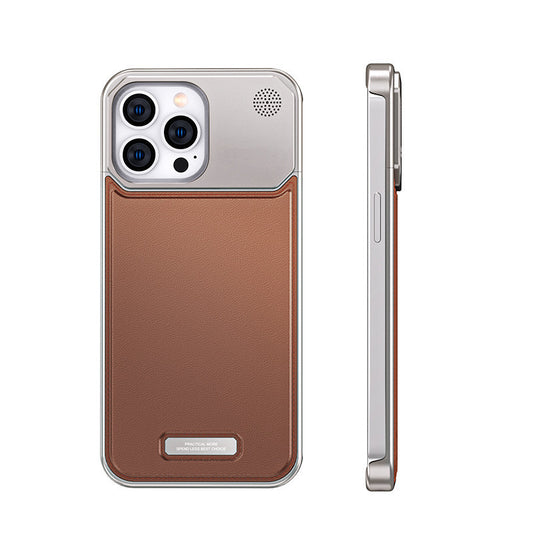Arometal Case – MagSafe Leather-Metal iPhone Case with Scent Diffuser