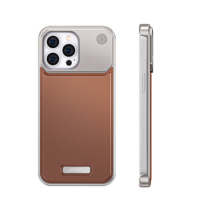 Arometal Case – MagSafe Leather-Metal iPhone Case with Scent Diffuser