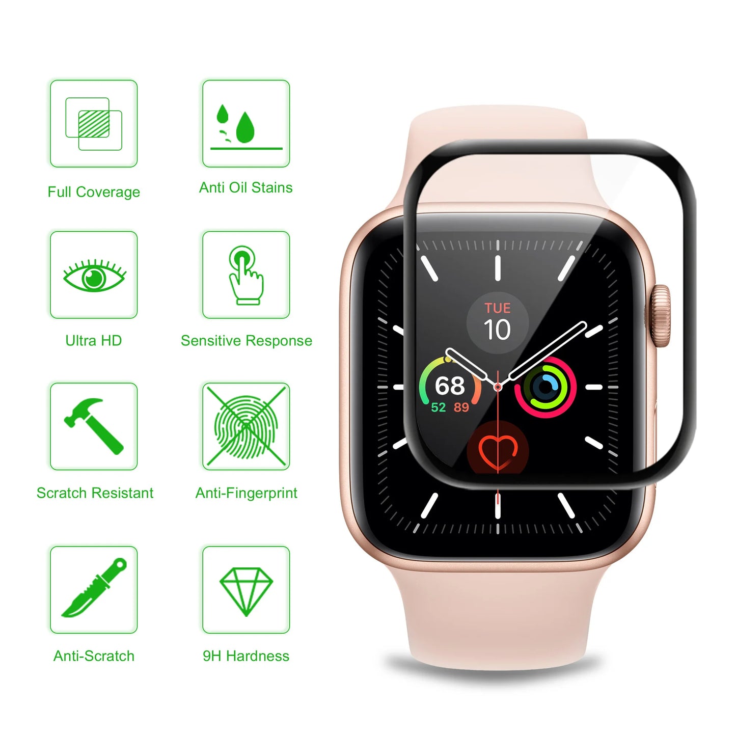 HydroOleophobic iWatch Screen Protector