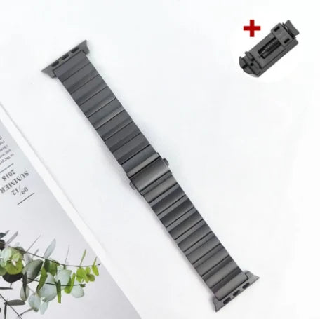 Luxury metal link watch strap for Apple Watch Series 10 and Series 11