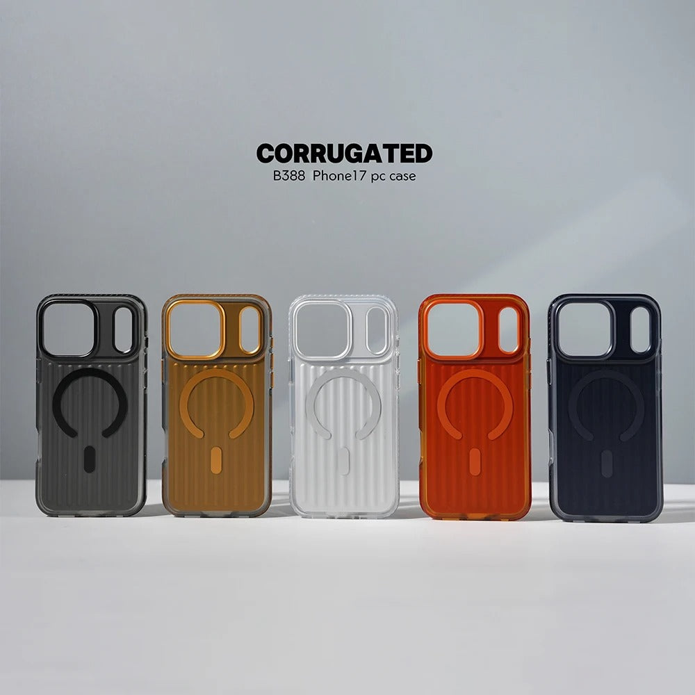 Close-up of CoreRidge MagSafe Case camera protection and raised edges