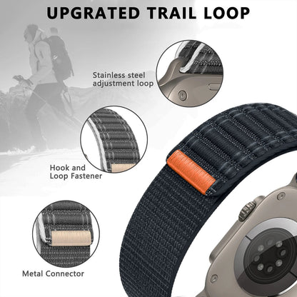Soft nylon Apple Watch band compatible with 46mm case

