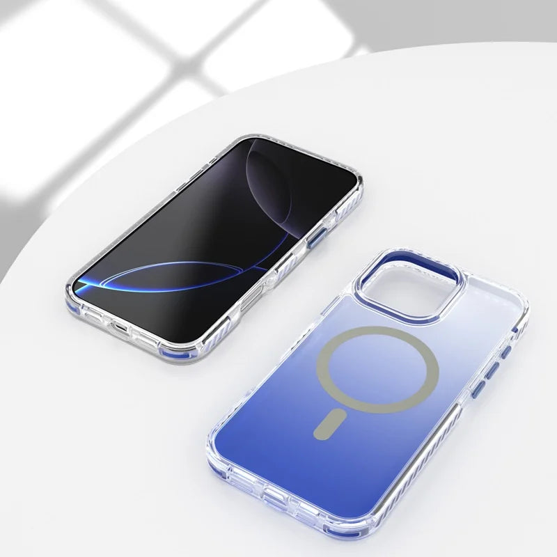 Amber Core MagSafe transparent case iPhone 16 Pro scratch defense