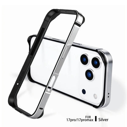 GhostEdge Pro slim metal case with camera guard for iPhone 17 Pro Max blue