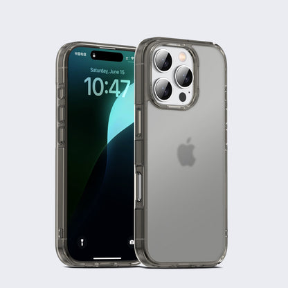  Clear bumper edges combined with frosted matte back for hybrid protection
