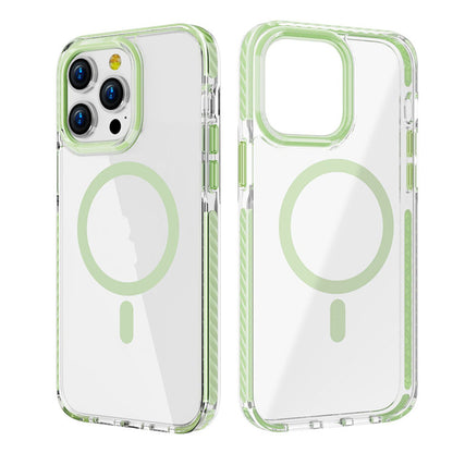 Slim transparent MagSafe case with raised camera edges
